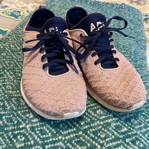 APL light Pink & Navy tennis shoes!!